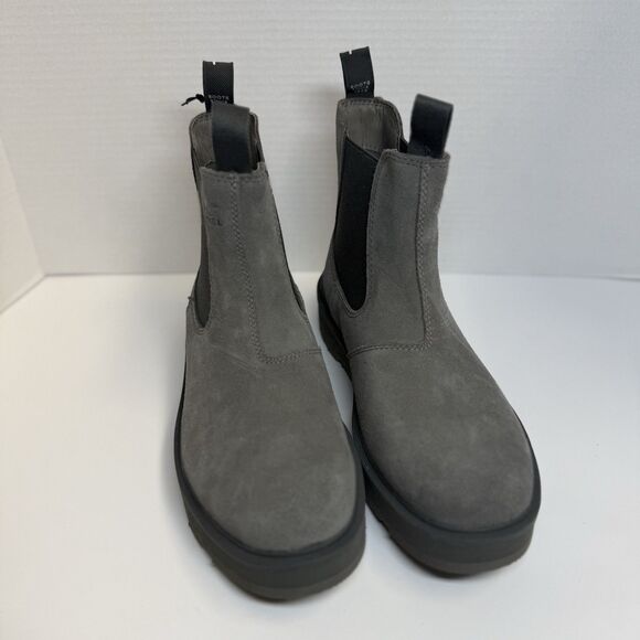 Sorel Men’s Hi Line Waterproof Suede Chelsea Ankle Grey Boots Sz 8.5 New - Picture 2 of 9